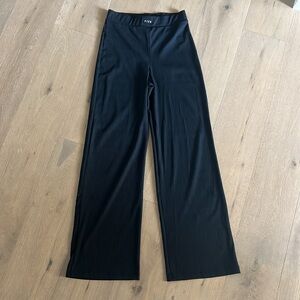 Five Dancewear ribbed, wide leg pants, Adult size M, Black